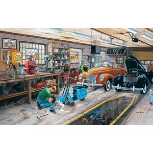 SunsOut (39583) - Ken Zylla: "Ford and a Cord" - 550 pieces puzzle