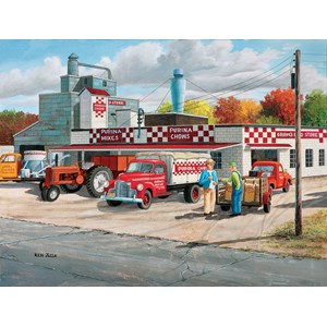 SunsOut (39311) - Ken Zylla: "Grows Feed Store" - 500 pieces puzzle