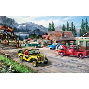 SunsOut (39364) - Ken Zylla: "Alaskan Road Trip" - 550 pieces puzzle