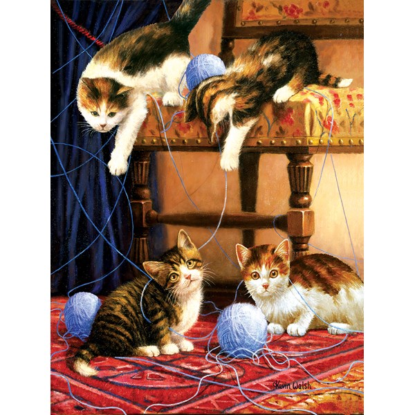SunsOut (13339) - Kevin Walsh: "Balls of Yarn" - 500 pieces puzzle
