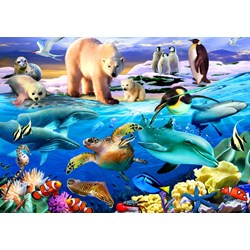 Bluebird Puzzle (70288) - Howard Robinson: "Oceans of Life" - 1000 pieces puzzle