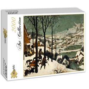 Grafika (00698) - Pieter Brueghel the Elder: "Hunters in the Snow" - 2000 pieces puzzle