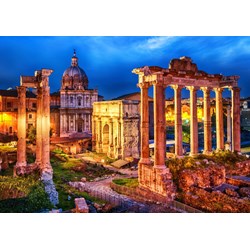 Bluebird Puzzle (70264) - Boris Stroujko: "Roman Forum" - 1000 pieces puzzle