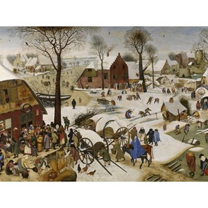 Grafika (00695) - Pieter Brueghel the Elder: "Numbering at Bethlehem" - 2000 pieces puzzle