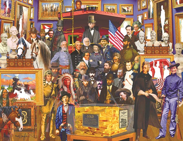 SunsOut (61504) - Neal Taylor: "19th Century History" - 1000 pieces puzzle