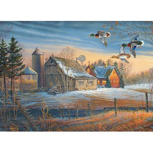 Cobble Hill (85048) - "Farmstead Flyby" - 500 pieces puzzle