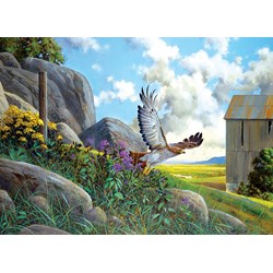 Cobble Hill (85064) - Douglas Laird: "Take Off" - 500 pieces puzzle