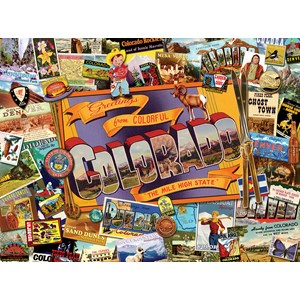 SunsOut (70034) - Ward Thacker Studio: "Mile High Colorado" - 1000 pieces puzzle