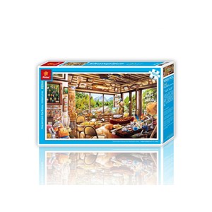 Pintoo (h1658) - "Fishing Map and Guide" - 1000 pieces puzzle
