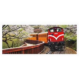 Pintoo (h1483) - "Forest Train in Alishan National Park" - 1000 pieces puzzle