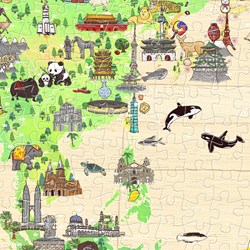 Pintoo (h1720) - "Around The World, Asia" - 500 pieces puzzle