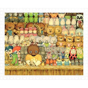 Pintoo (h1010) - "Cool Bears Toyshop" - 500 pieces puzzle