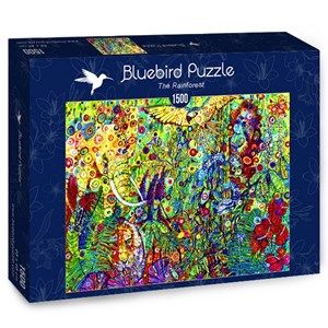 Bluebird Puzzle (70409) - Sally Rich: "The Rainforest" - 1500 pieces puzzle