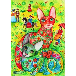 Bluebird Puzzle (70410) - Oxana Zaika: "Russian" - 1500 pieces puzzle