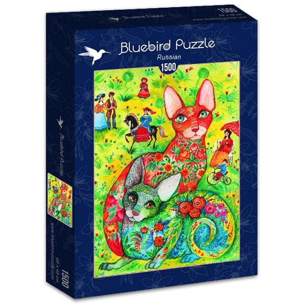 Bluebird Puzzle (70410) - Oxana Zaika: "Russian" - 1500 pieces puzzle