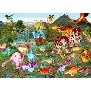 Grafika (t-00942) - François Ruyer: "Prehistory" - 1000 pieces puzzle