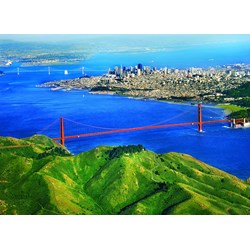 Eurographics (6000-0548) - "Golden Gate Bridge, CA" - 1000 pieces puzzle