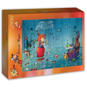 Grafika (t-00939) - François Ruyer: "Wet Witch" - 1000 pieces puzzle