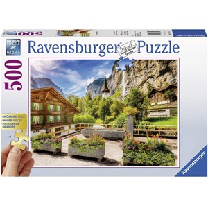 Ravensburger (13712) - "Lauterbrunnen" - 500 pieces puzzle