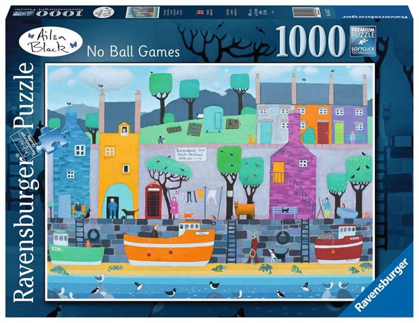 Ravensburger (16427) - Ailsa Black: "No Ball Games" - 1000 pieces puzzle