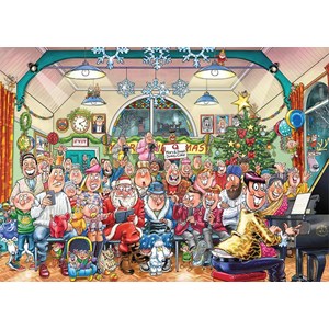 Jumbo (19183) - "Wasgij Christmas 16, Christmas Show!" - 1000 pieces puzzle