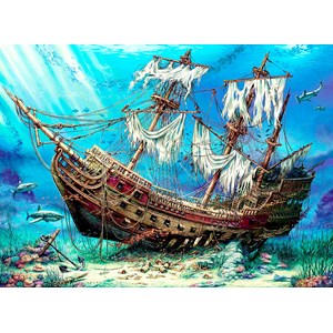 Anatolian (4558) - "Shipwreck Sea" - 1500 pieces puzzle