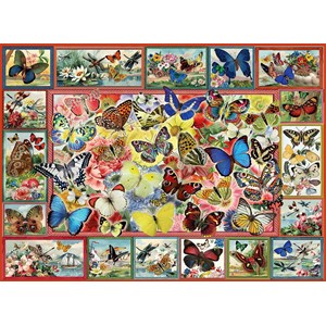 Anatolian (1094) - Barbara Behr: "Lots Of Butterflies" - 1000 pieces puzzle