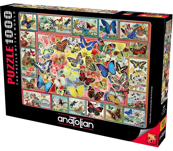 Anatolian (1094) - Barbara Behr: "Lots Of Butterflies" - 1000 pieces puzzle