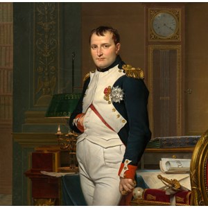 Grafika (01191) - Jacques-Louis David: "The Emperor Napoleon in his study at the Tuileries, 1812" - 1500 pieces puzzle