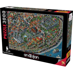 Anatolian (4913) - Tarik Tolunay: "Fractal Istanbul" - 3000 pieces puzzle