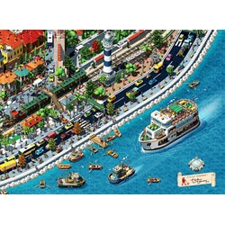 Anatolian (4913) - Tarik Tolunay: "Fractal Istanbul" - 3000 pieces puzzle