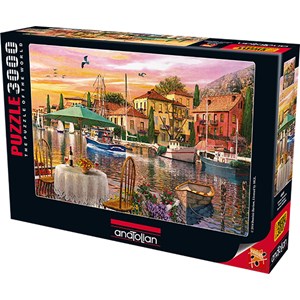 Anatolian (4905) - Dominic Davison: "Sunset Harbour" - 3000 pieces puzzle