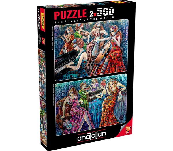 Anatolian (3612) - Derya Yildiz: "Colorful Notes" - 500 pieces puzzle