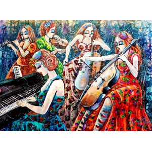 Anatolian (3612) - Derya Yildiz: "Colorful Notes" - 500 pieces puzzle