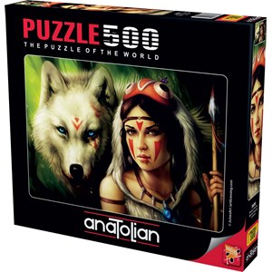 Anatolian (3600) - "Warrior Princess" - 500 pieces puzzle