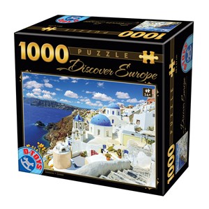 D-Toys (74874) - "Santorini" - 1000 pieces puzzle