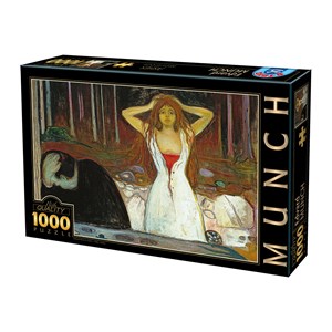 D-Toys (75109) - Edvard Munch: "Ashes" - 1000 pieces puzzle