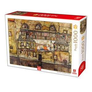 Deico (76748) - Egon Schiele: "House Wall on the River" - 1000 pieces puzzle