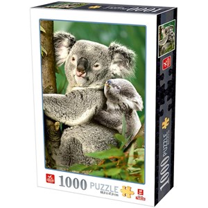 D-Toys (76816) - "Koala Bears" - 1000 pieces puzzle