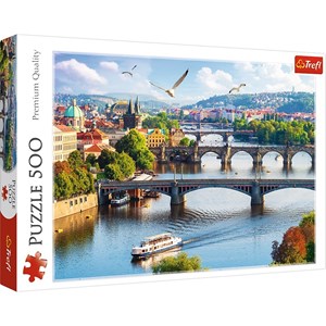 Trefl (37382) - "Prague" - 500 pieces puzzle