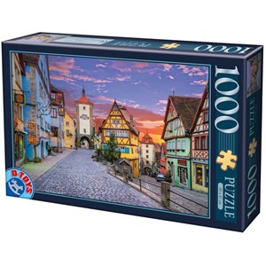 D-Toys (74737) - "Rothenburg, Germany" - 1000 pieces puzzle