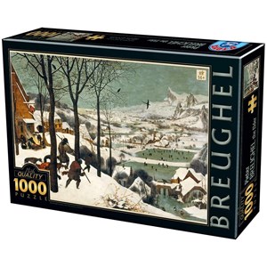 D-Toys (76878) - Pieter Brueghel the Elder: "Hunters in the Snow" - 1000 pieces puzzle