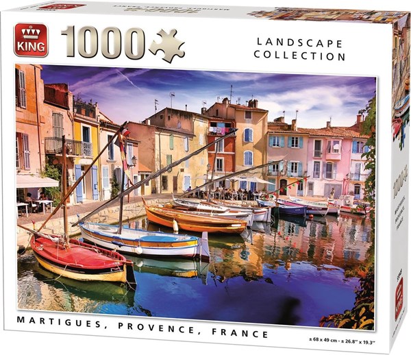 King International (55949) - "Martigues, Provence, France" - 1000 pieces puzzle