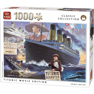 King International (55933) - "Titanic Movie Edition" - 1000 pieces puzzle