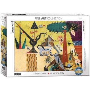 Eurographics (6000-0858) - Joan Miro: "The Tilled Field" - 1000 pieces puzzle