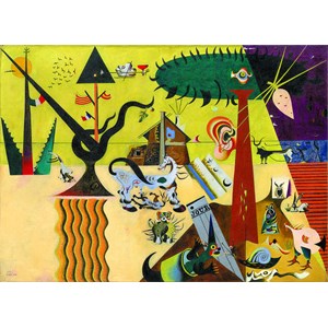 Eurographics (6000-0858) - Joan Miro: "The Tilled Field" - 1000 pieces puzzle