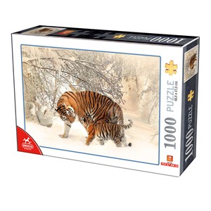 Deico (75987) - "Tigers" - 1000 pieces puzzle