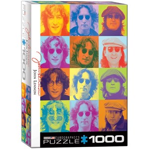 Eurographics (6000-0807) - "John Lennon Color Portraits" - 1000 pieces puzzle
