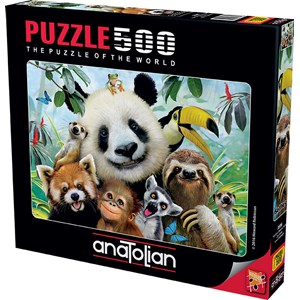 Anatolian (3596) - "Zoo Selfie" - 500 pieces puzzle