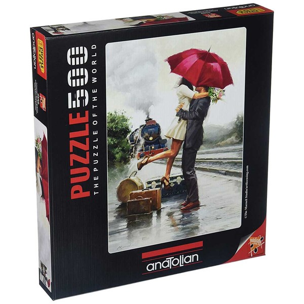 Anatolian (3589) - "Couple on Train Station" - 500 pieces puzzle